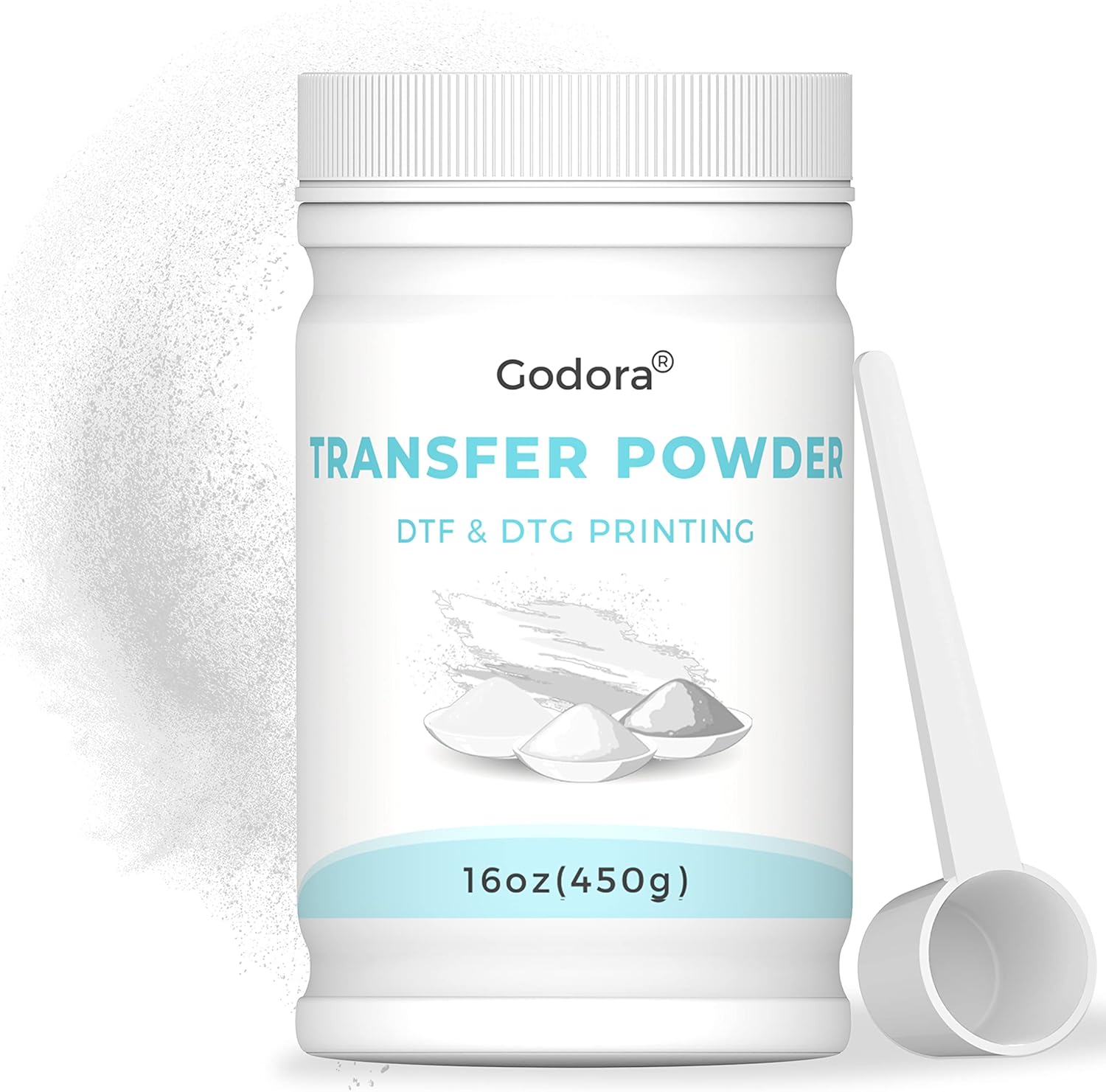 Buy Godora DTF Powder White Digital Transfer Hot Melt Adhesive, DTF