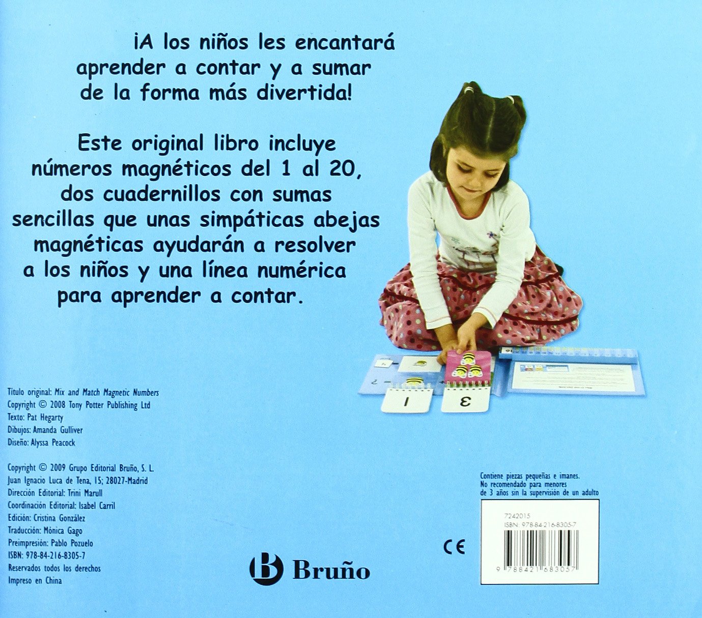 Juega con los números (Castellano - A Partir De 3 Años - Manipulativos (Libros Para Tocar, Jugar Y Pintar), Pop-Ups - Libros Con Imanes)