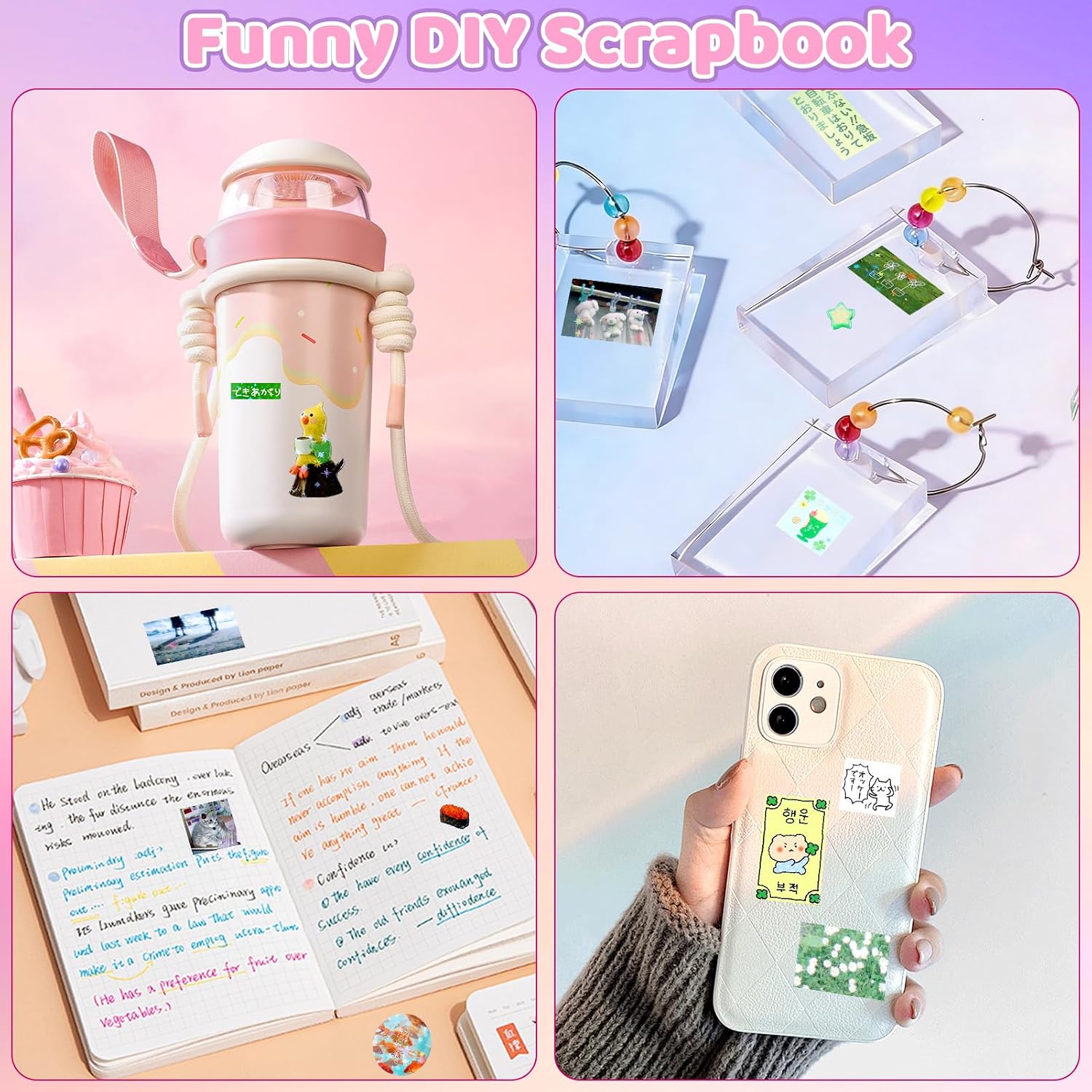 Tmtains 990+Pcs Japanese Sticker Book 30 Sheets Manga Style Romantic Memory Series Books Vintage Sticker Aesthetic Japanese Stickers Book Gifts for Adults Scrapbooking Notebook (Echoes of Memory)