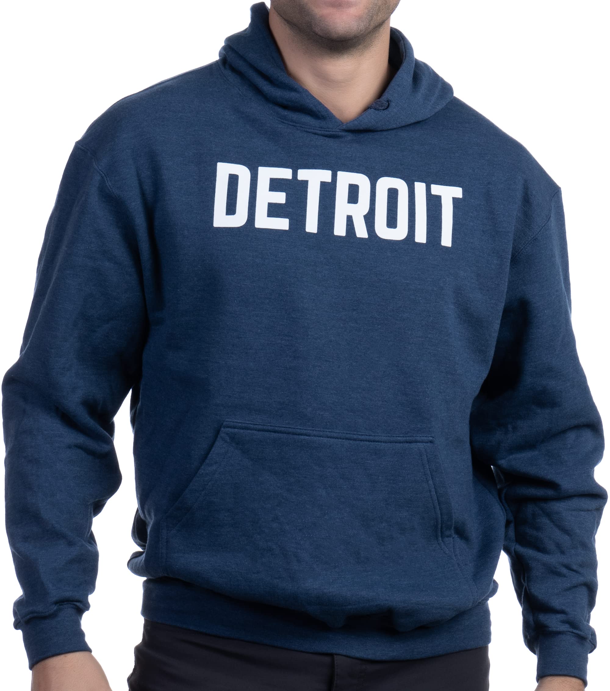 Detroit | Classic Retro City Grau Blau Rot Schwarz Detroiter 313 Cool Michigan Herren Damen T-Shirt