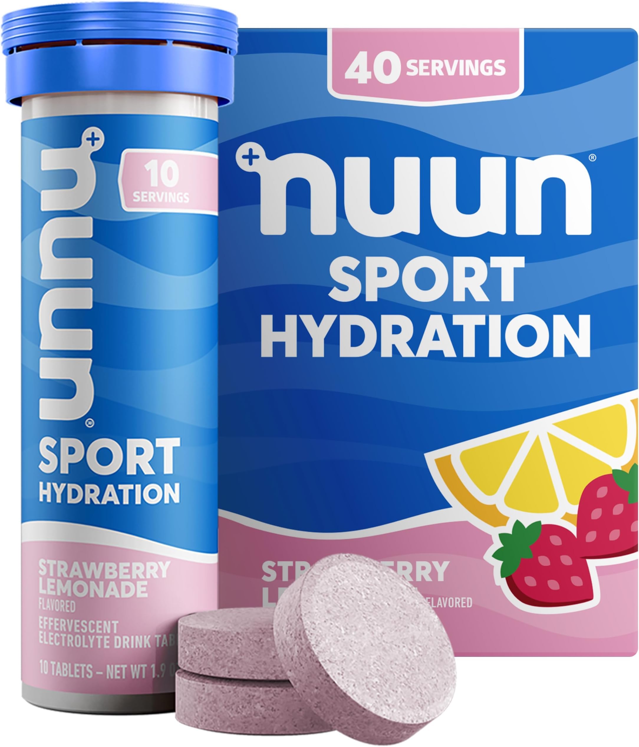 Nuun Sport Electrolyte Tablets Mixed Flavors, GF & Vegan, 4 Pack — Amazon image 7