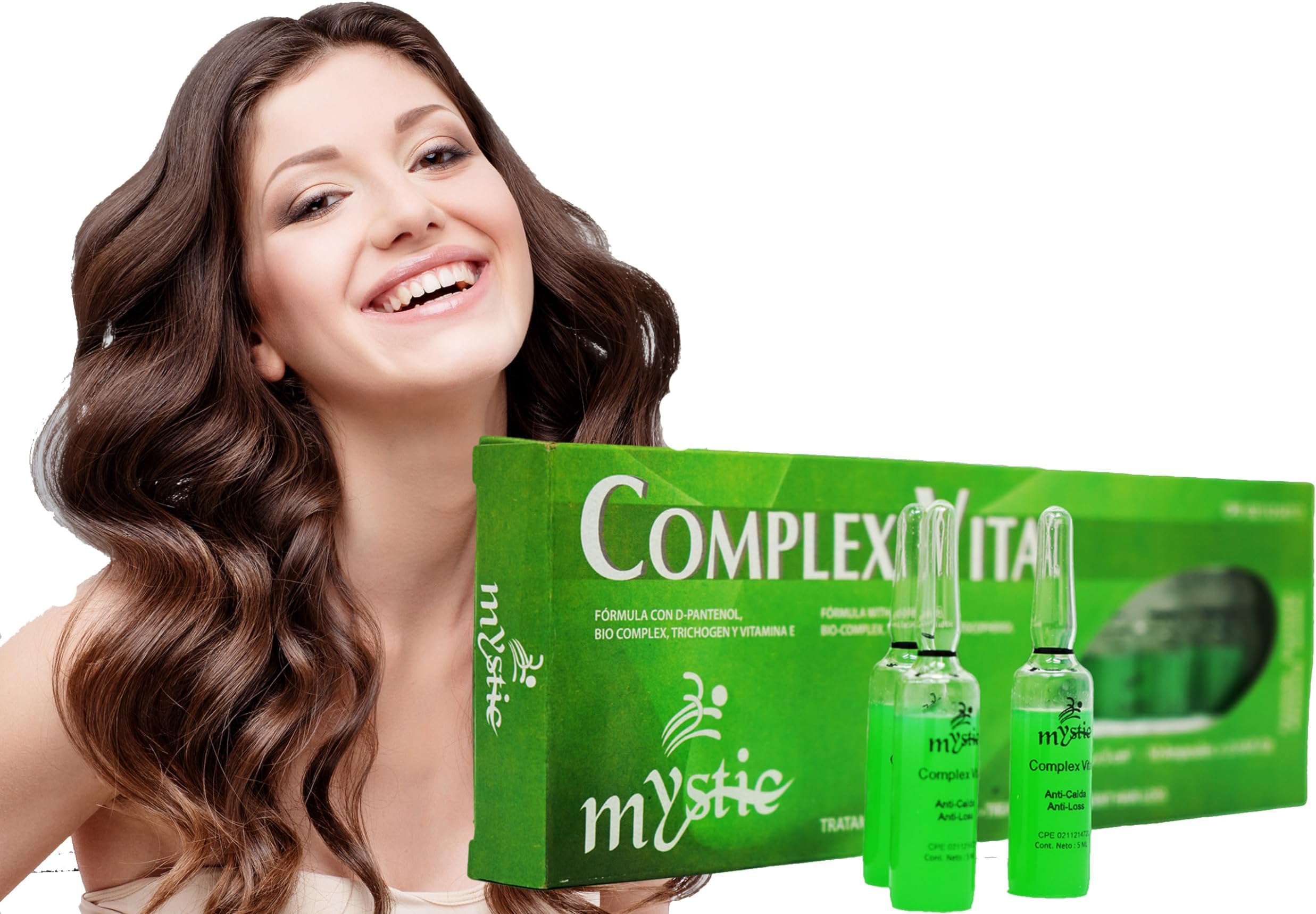 Kleravitex Mystic Complex Vital Ampoules For Hair Loss and Thinning - Regrowth Treatment With Biotin Bio-Complex and Tocopherol (Pk.10)