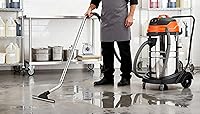 Vista 4 de Industrial Wet/Dry Vacuum Cleaner 2 Motors 2000 Watt Power 225 CFM 21-Gallon Capacity JM773