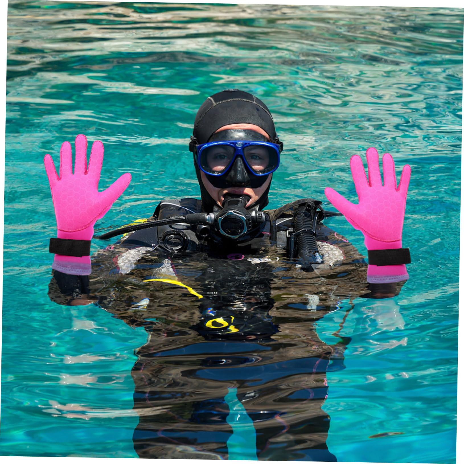 Guanti Subacquei in Neoprene Da Guanti Da Immersione Per Acqua Fredda Impermeabili Senza Cuciture