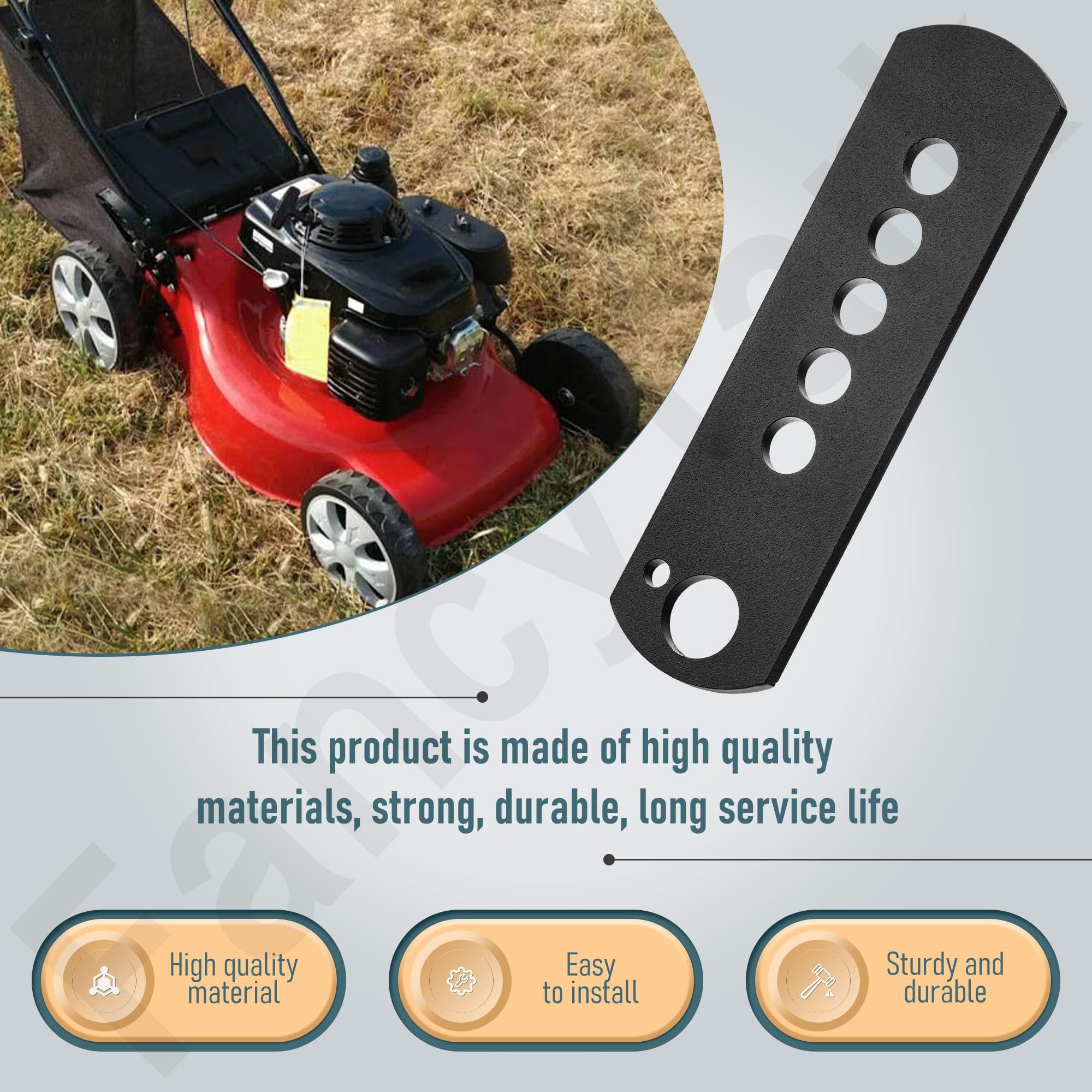 12650-0637 - Ajustador de altura compatible con Cub Cadet, Troy-Bilt, GT-1554, GTX-1054, GT-1554VT, GT-2554, TB2654, color negro