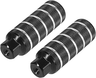 X AUTOHAUX 2 STK. BMX Fahrrad Stifte Bike Pegs Anti-Rutsch Fußrasten Fußpedal Schraubpegs aus Aluminiumlegierung für Fahrr...