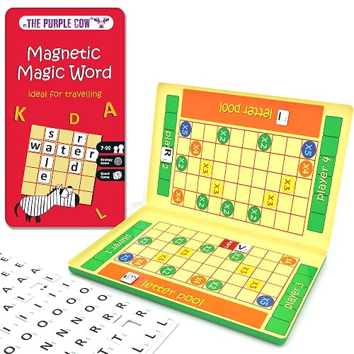The Purple Cow 332331 Magic Word Magnetic Travel Game