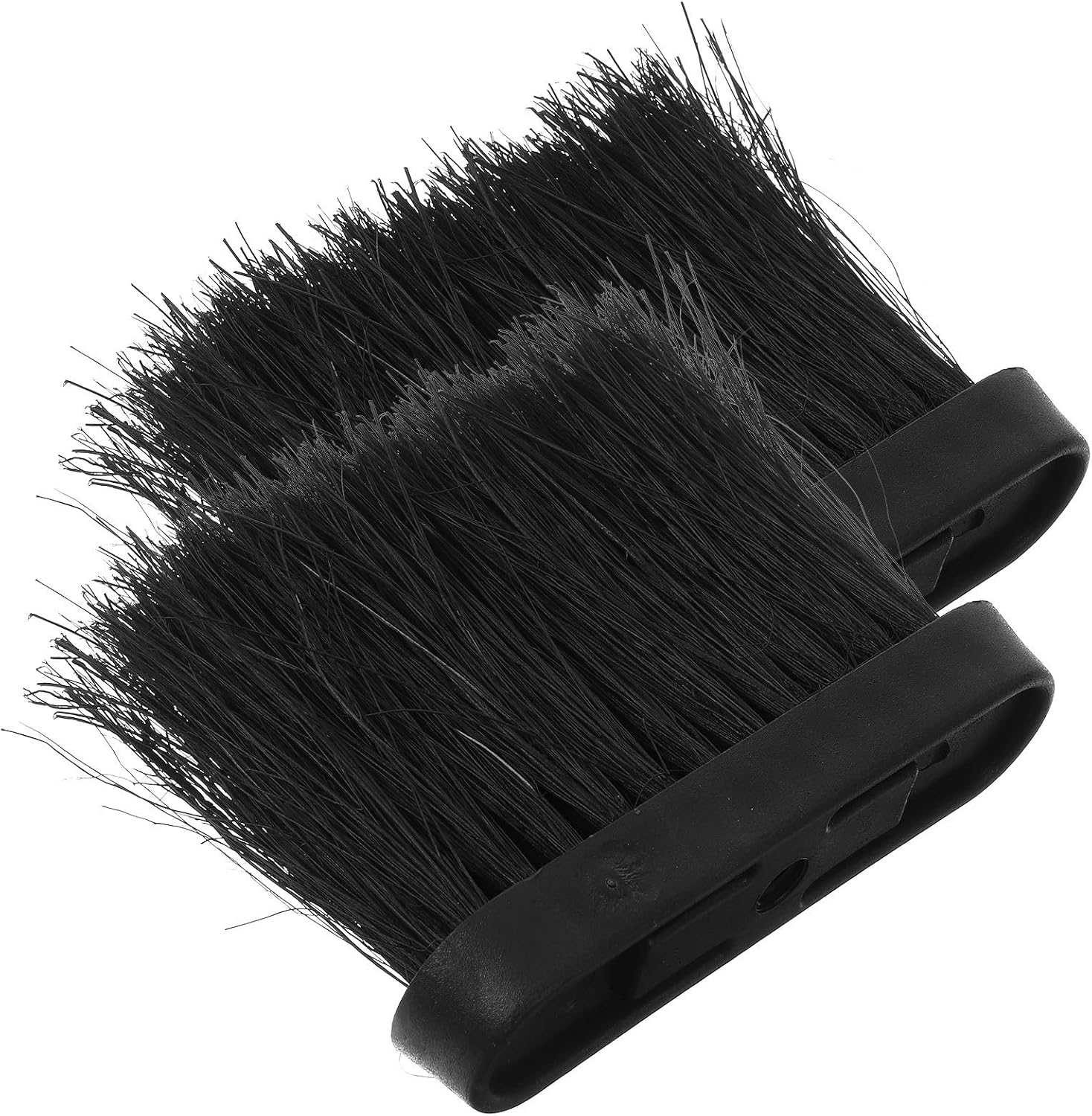 2pcs Fireplace Cleaning Brush Head for Furnace Ash Removal Black