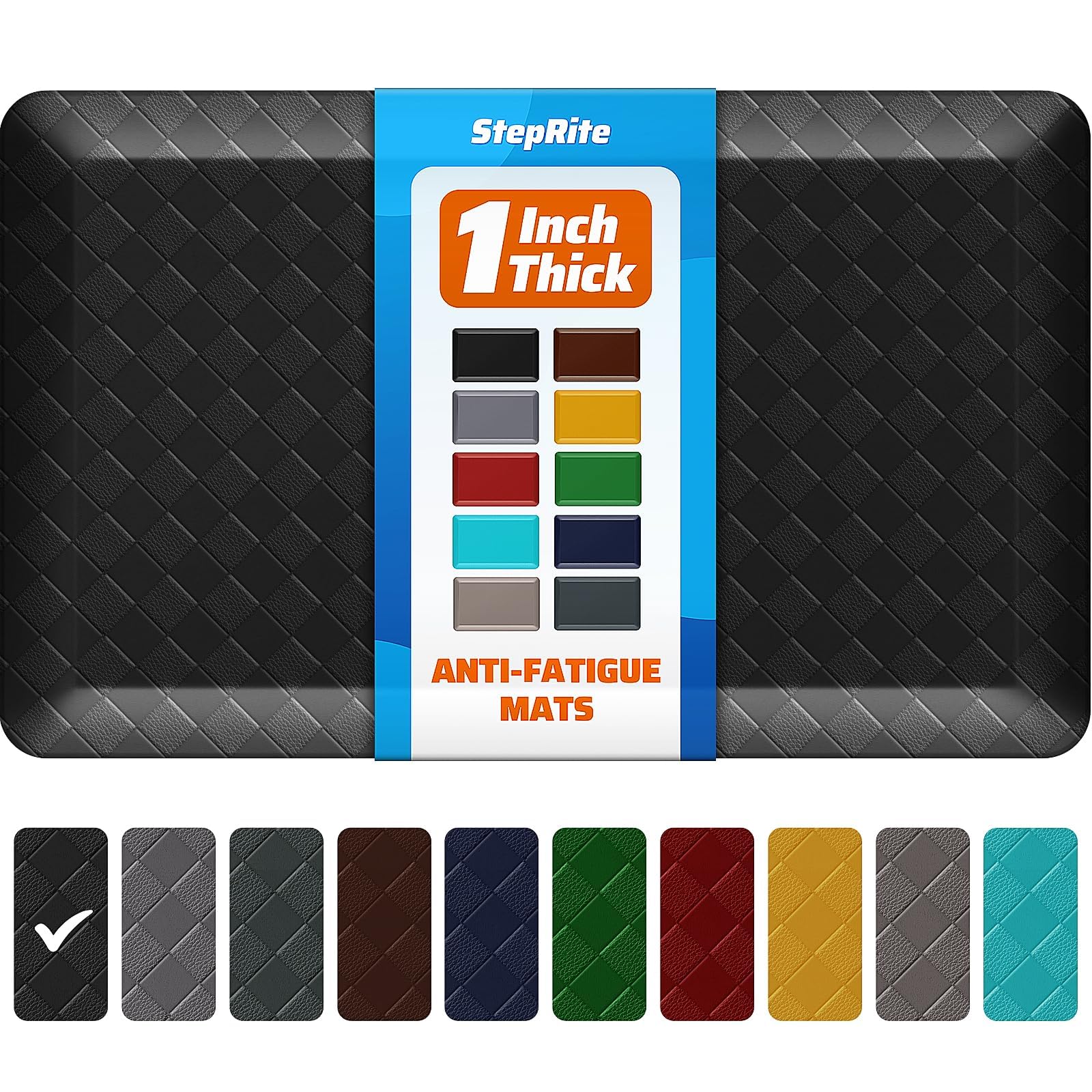 StepRite 1&rdquo; Thick Kitchen Rugs