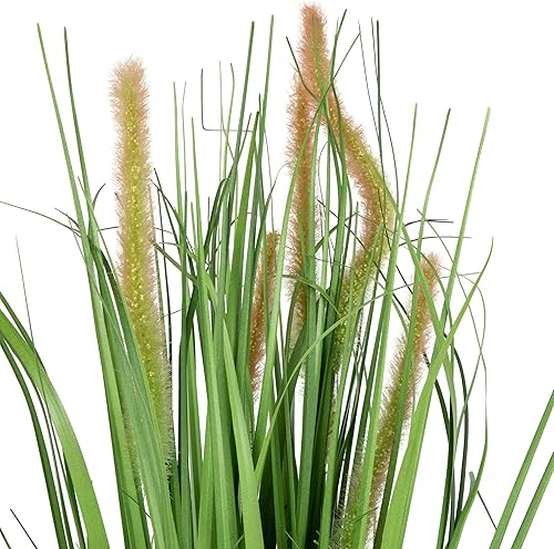 Miniatura 4 de Northlight Planta de cebolla artificial de 24 pulgadas en maceta negra