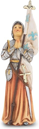 Miniatura 2 de Pequeña estatua católica de resina sólida pintada a mano de San Mateo de 4 pulgadas