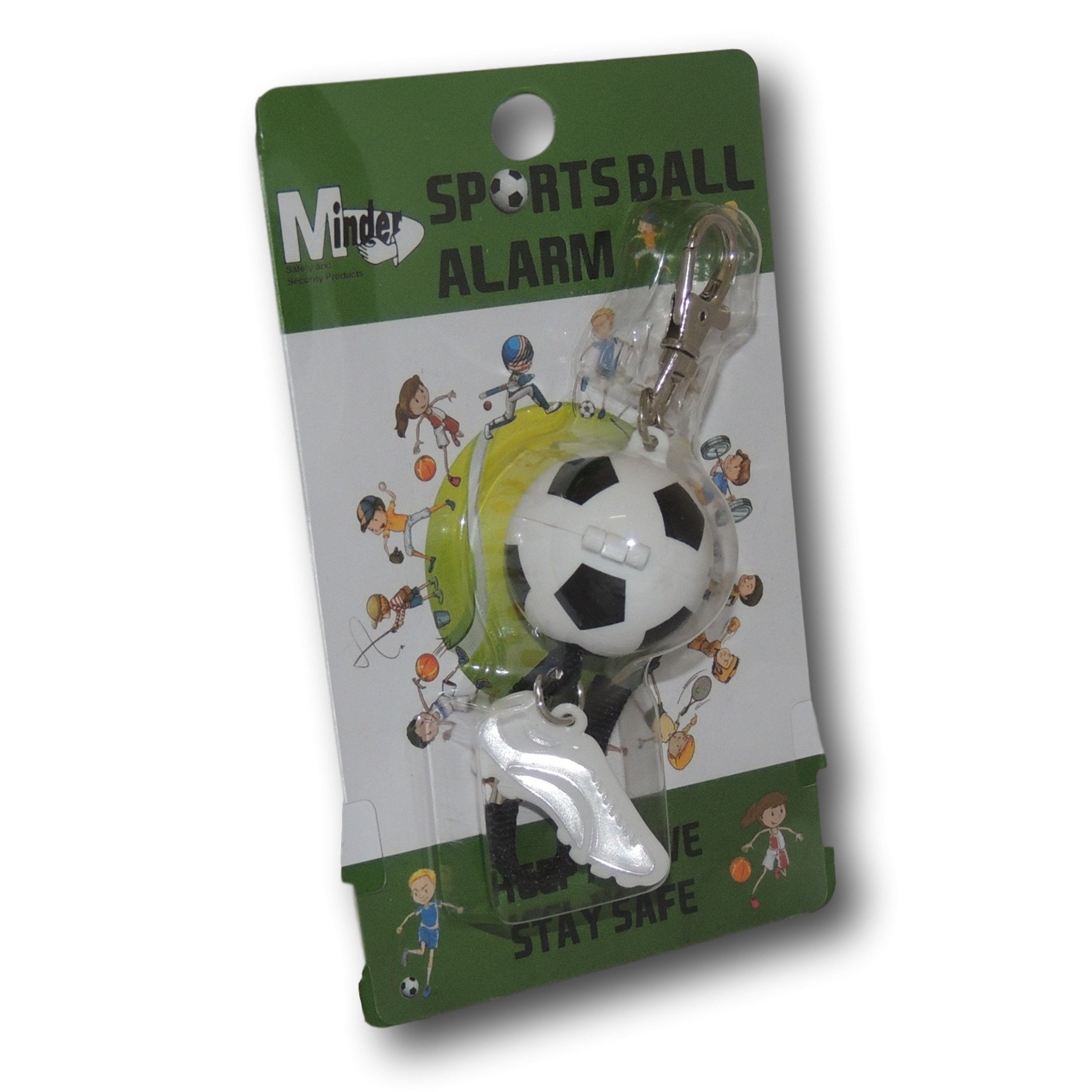 Eposgear Football/Soccer Minder Sports Ball Activity Personal Attack Alarm - Ideal For Children And Young Adults (With Spare Batteries, )