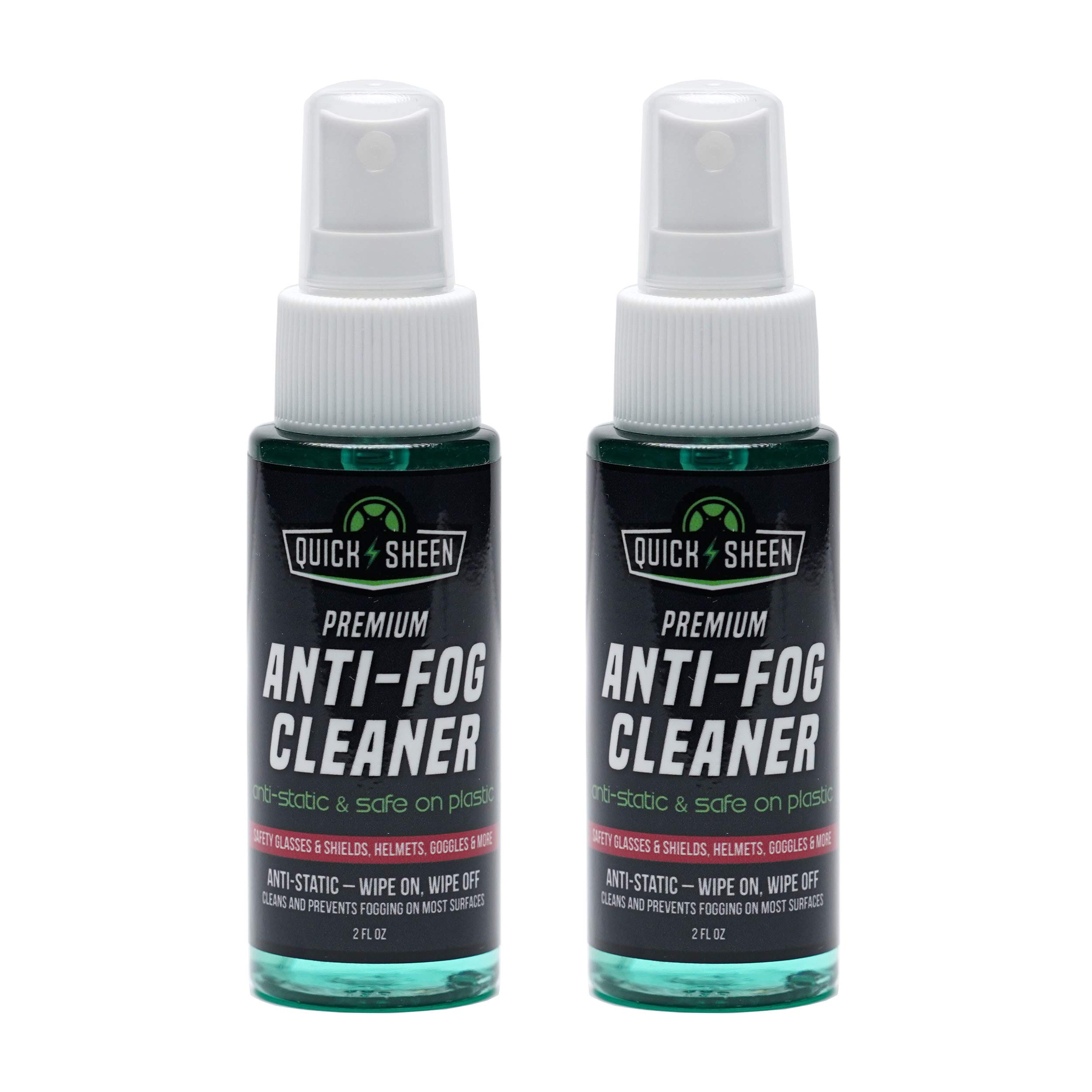 Quick Sheen Anti-Fog Spray for Glass, Windows, Glasses, Masks, Mirrors, Goggles
