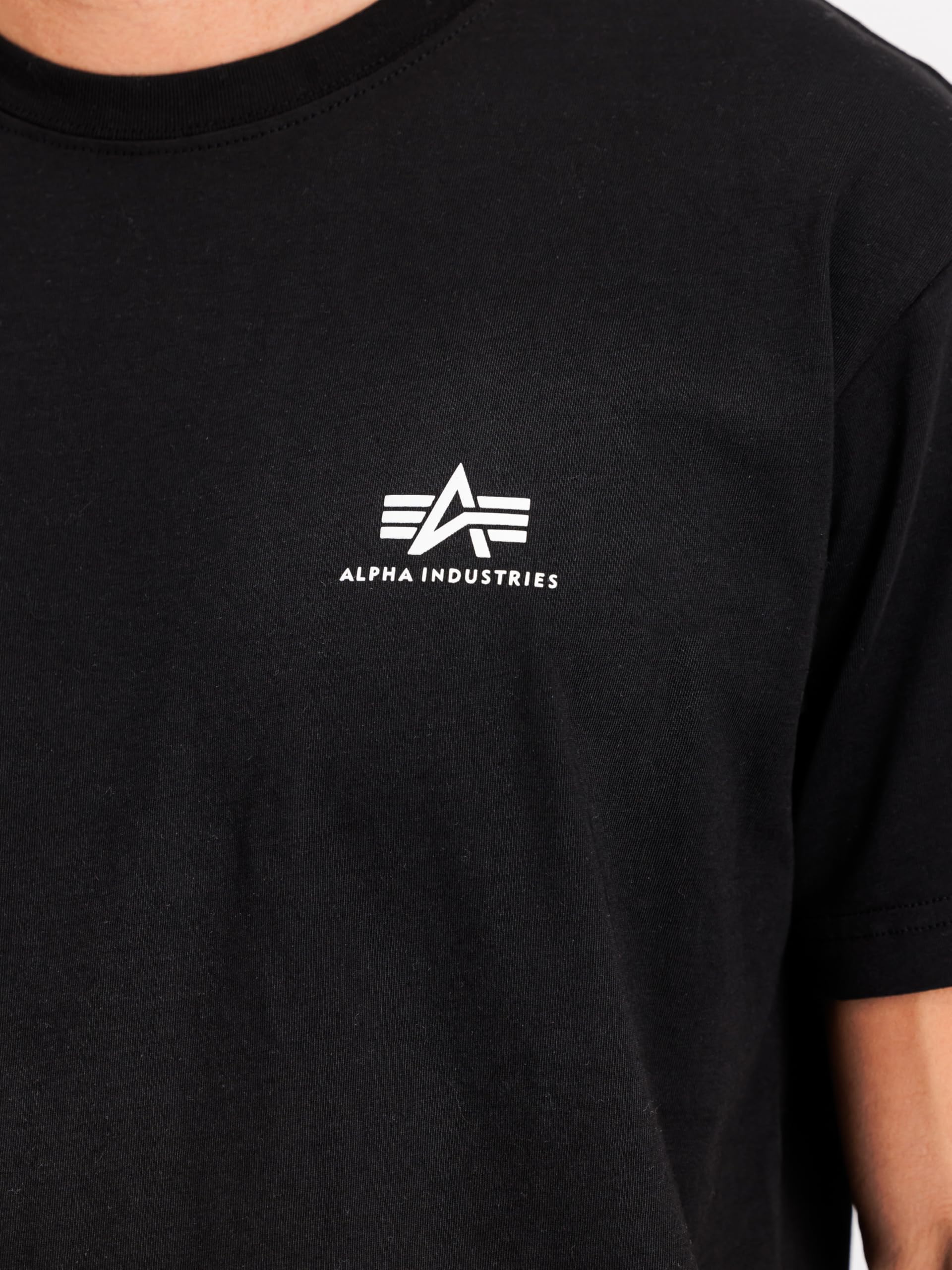 Alpha Industries Herren Basic Small Logo T-Shirt