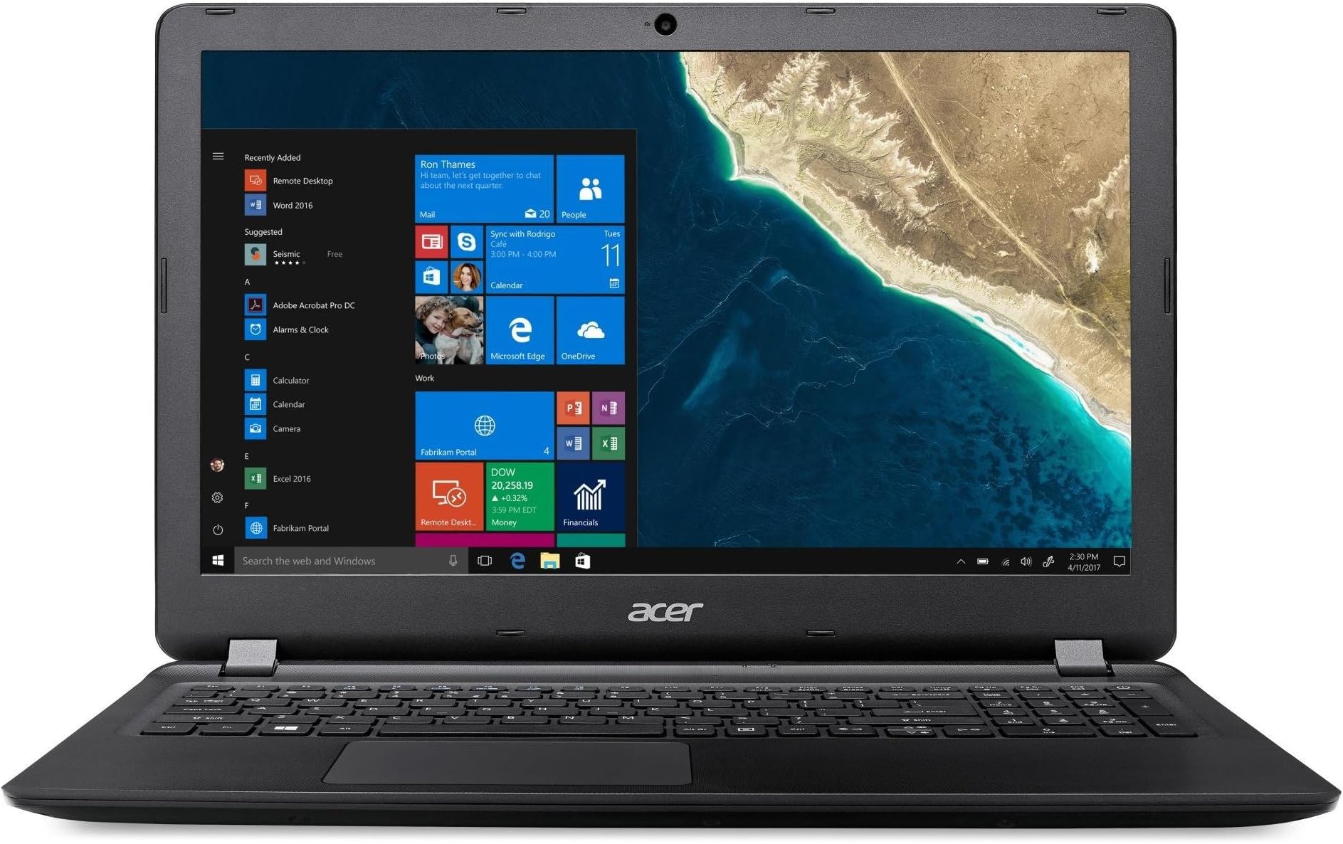 Acer Extensa 2540 15.6-inch Full HD Laptop (Intel Core i5-7200U, 8GB RAM, 256GB SSD, Windows 10 Home)