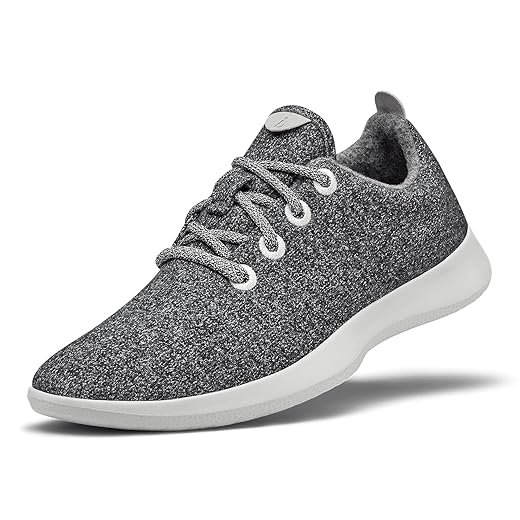 Allbirds Women’s Wool Runners Everyday Sneakers, Machine Washable Shoe Made with Natural Materials - Natural Grey (Light Grey Sole) - 11 Medium