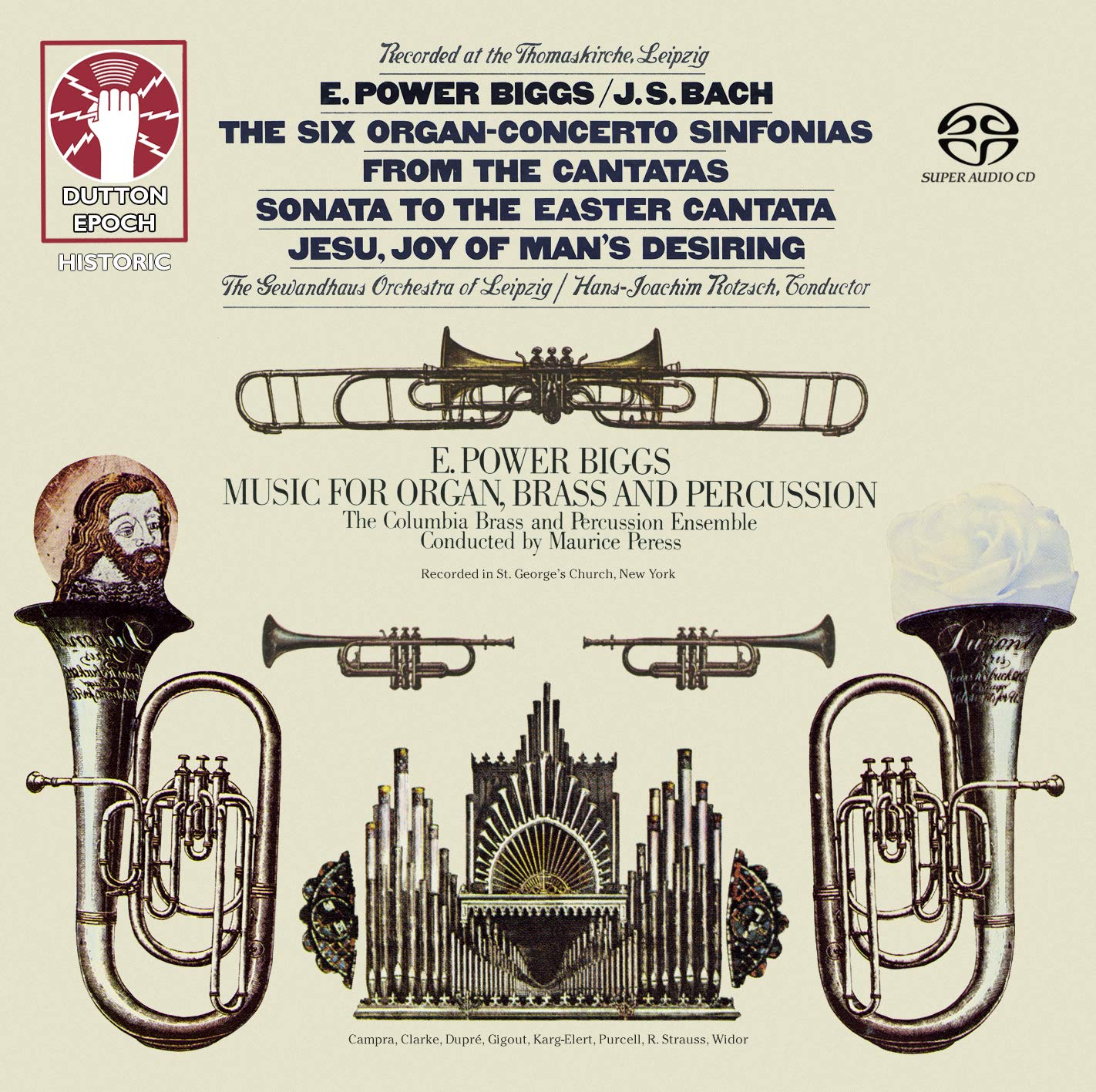 E. Power Biggs * Music for Organ, Brass and Percussion * The Six Organ-Concerto Sinfonias [SACD Hybrid Multi-channel]
