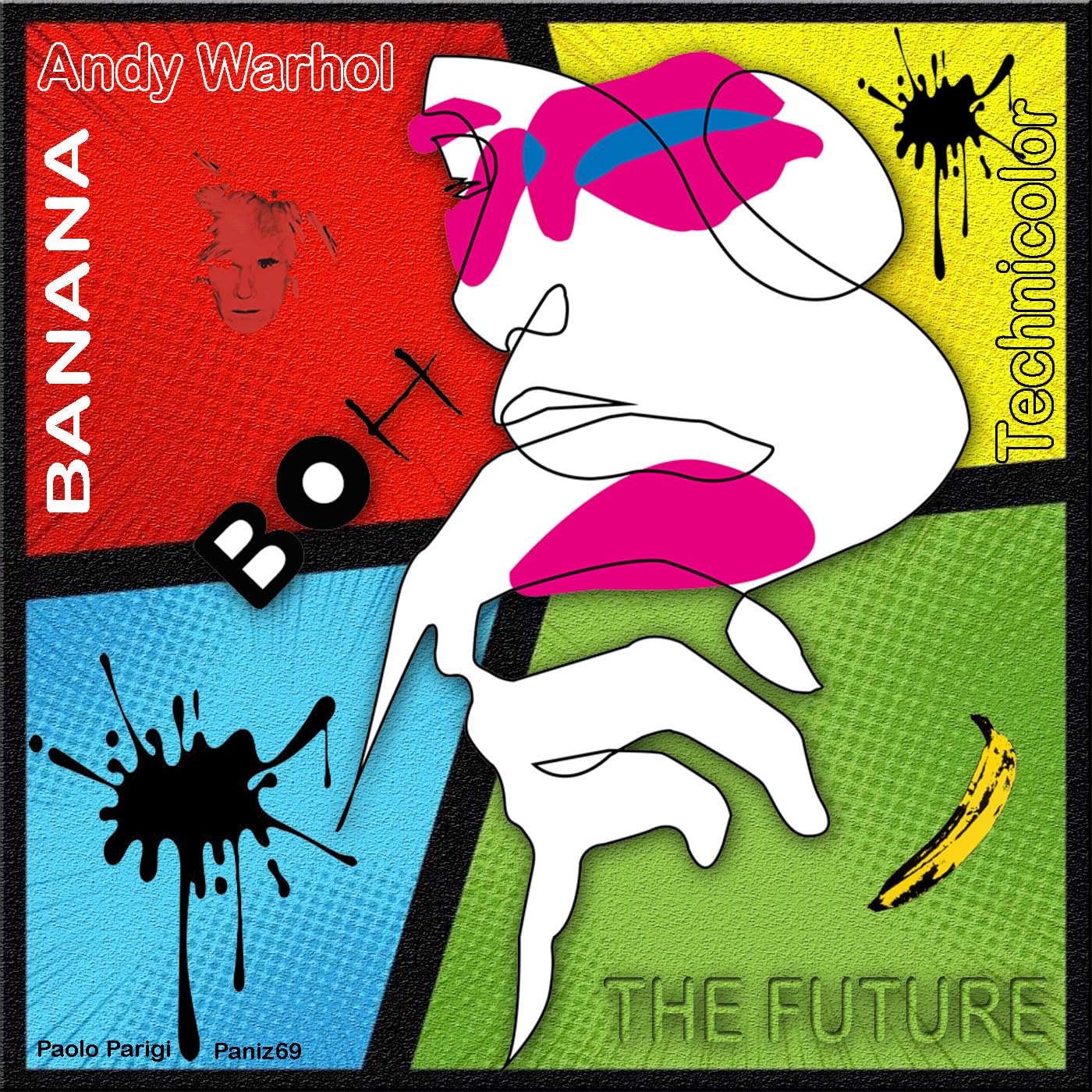 Andy Warhol Banana Technicolor