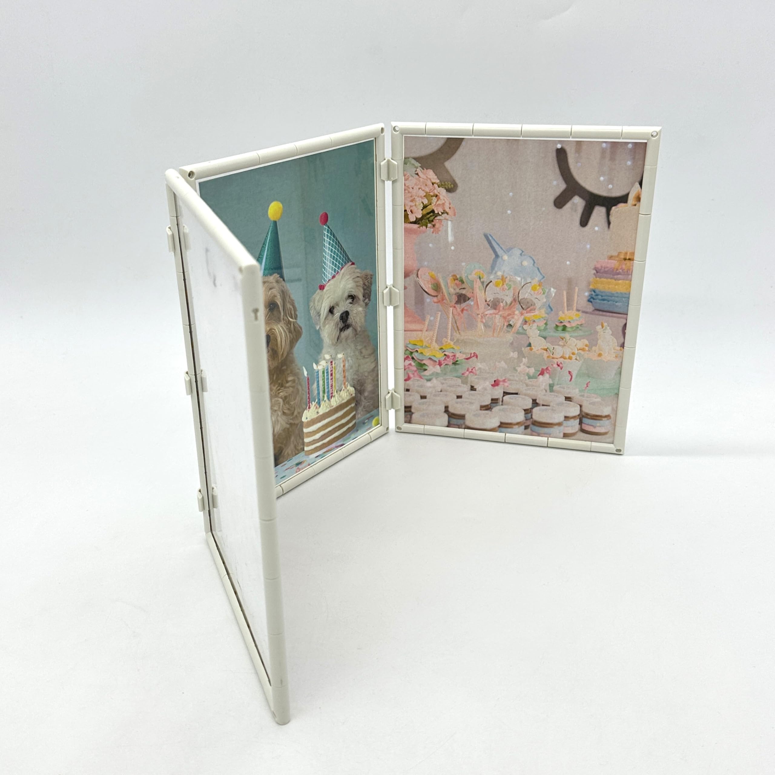 Amazon.co.jp: フォトフレーム A5サイズ 3面 組み立てキット 2L判