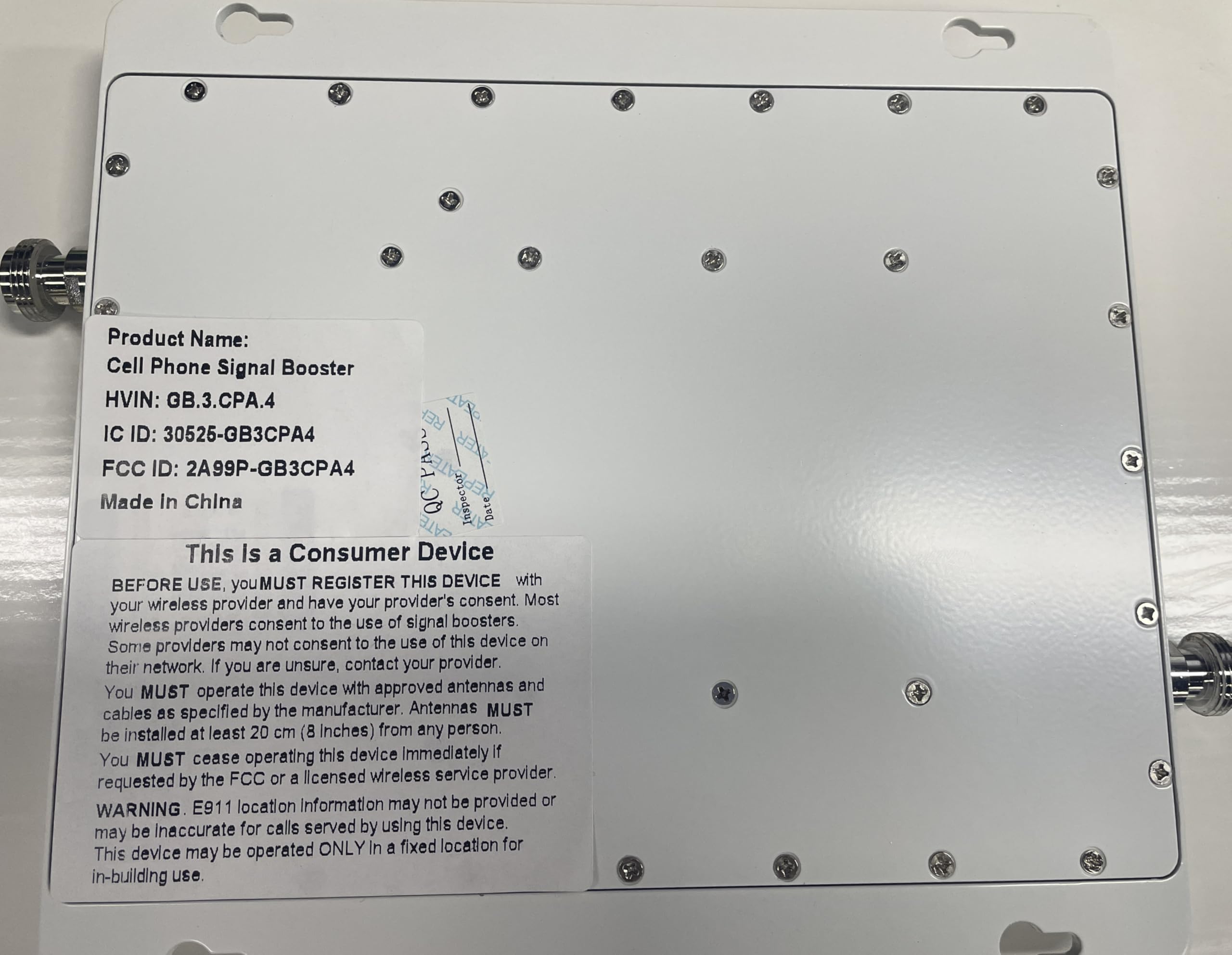 Refuerzo de señal de teléfono celular para el hogar, banda 4 banda 5 850/1700/2100MHz teléfono celular Booster Boosts 3G 4G LTE de voz y datos, amplificador de refuerzo celular para AT & T, Verizon, T