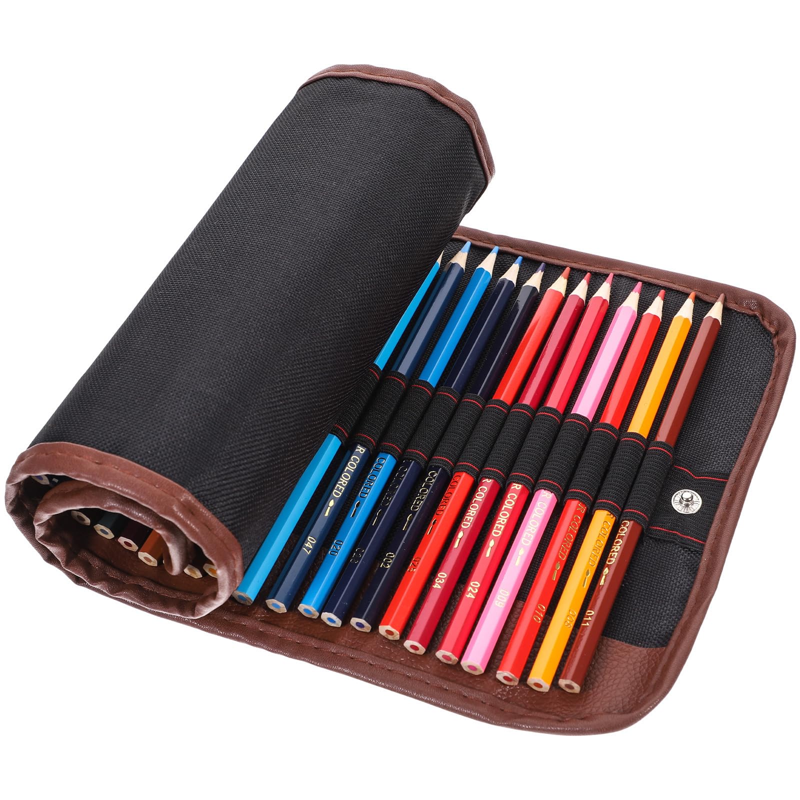 48-Color Watercolor Drawing Pencils Set for Students and Artists, Professional Water-Soluble Colored Pencils for School Art, Portable Painting Supplies for Sketching and Coloring