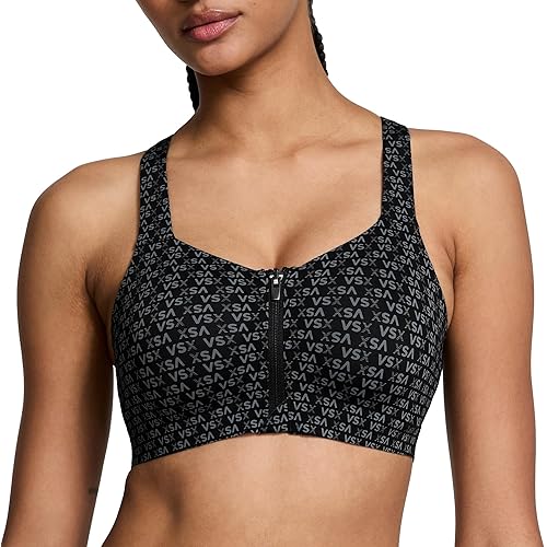 Victoria's Secret Women's VSX Knockout Front Close Sports Bra, High Impact Sports Bra for Women (32B-38DDD)