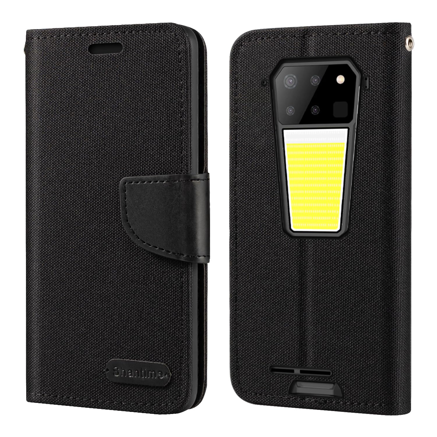 Shantime for Unihertz 8849 Tank 3 Pro Case, Oxford Leather Wallet Case with Soft TPU Back Cover Magnet Flip Case for Unihertz 8849 Tank 3 Pro (6.79”)