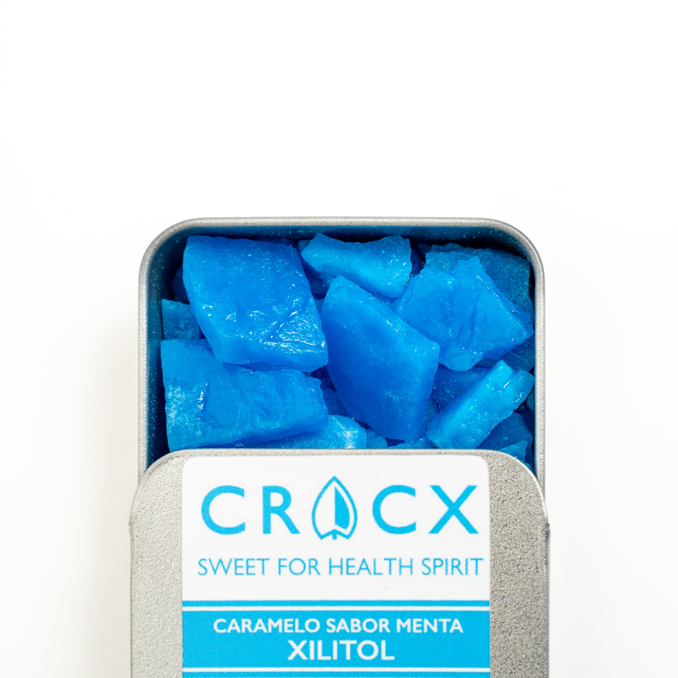 CRACX SABOR MENTA 35GRM - CARAMELOS DE XILITOL SIN AZUCAR