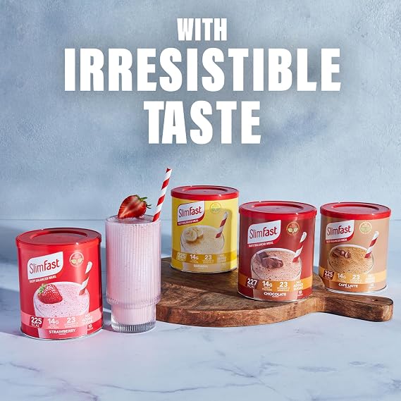 SlimFast • Meal Replacement Powder • Chocolate Flavour • 300g (8 Meals)