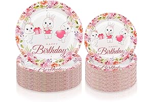 Adorable MeeKoo Bunny Paper Plates: Unforgettable Party Delights