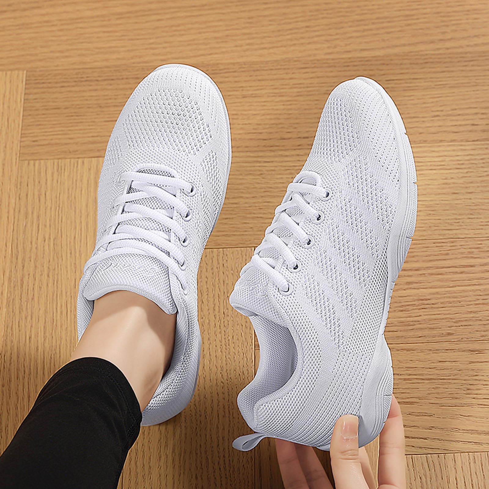 Mädchen Cheerleading Schuhe Cheer Sneakers Tennis Tanzschuhe Atmungsaktiv Super Light White Cheer Schuhe für Frauen Athletic Training Tennis Walking Sneakers