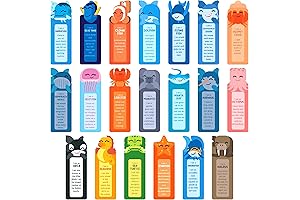 Educational Bookmarks for Children - Pack of 100 Fun & Inspiring Kid Bookmarks