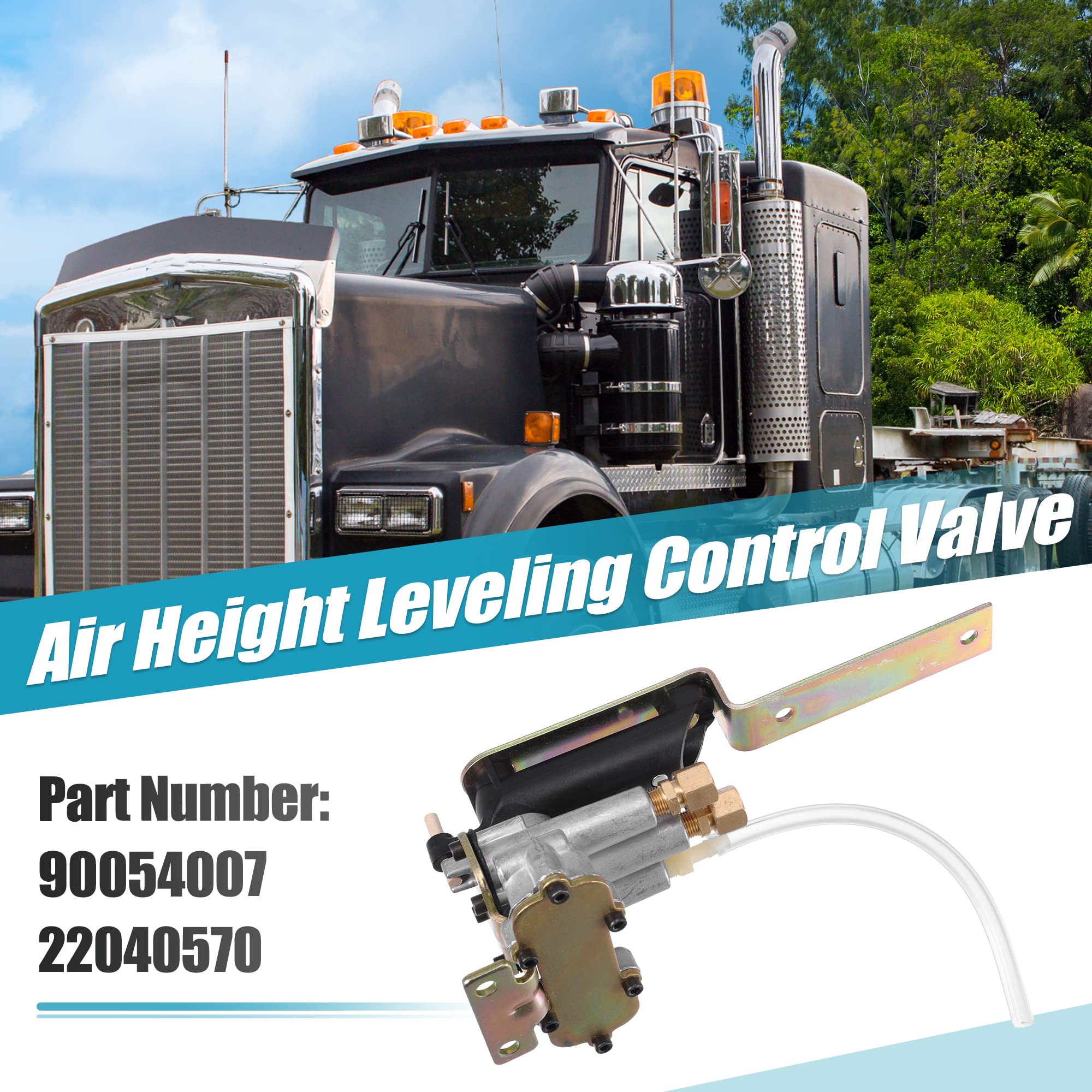 X AUTOHAUX 1 Juego Aire Altura Nivelación Control Válvula para Chevrolet 90054007 Negro.