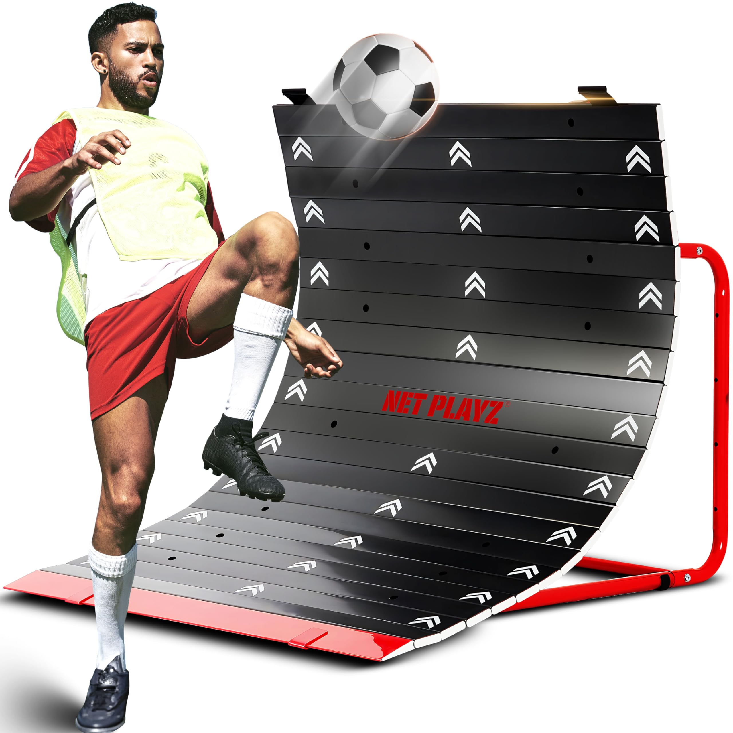 Net-PlayzSoccer Rebounder Rebound Net, Kick-Back | Football Training Gifts, Aids & Equipment Heavy-Duty