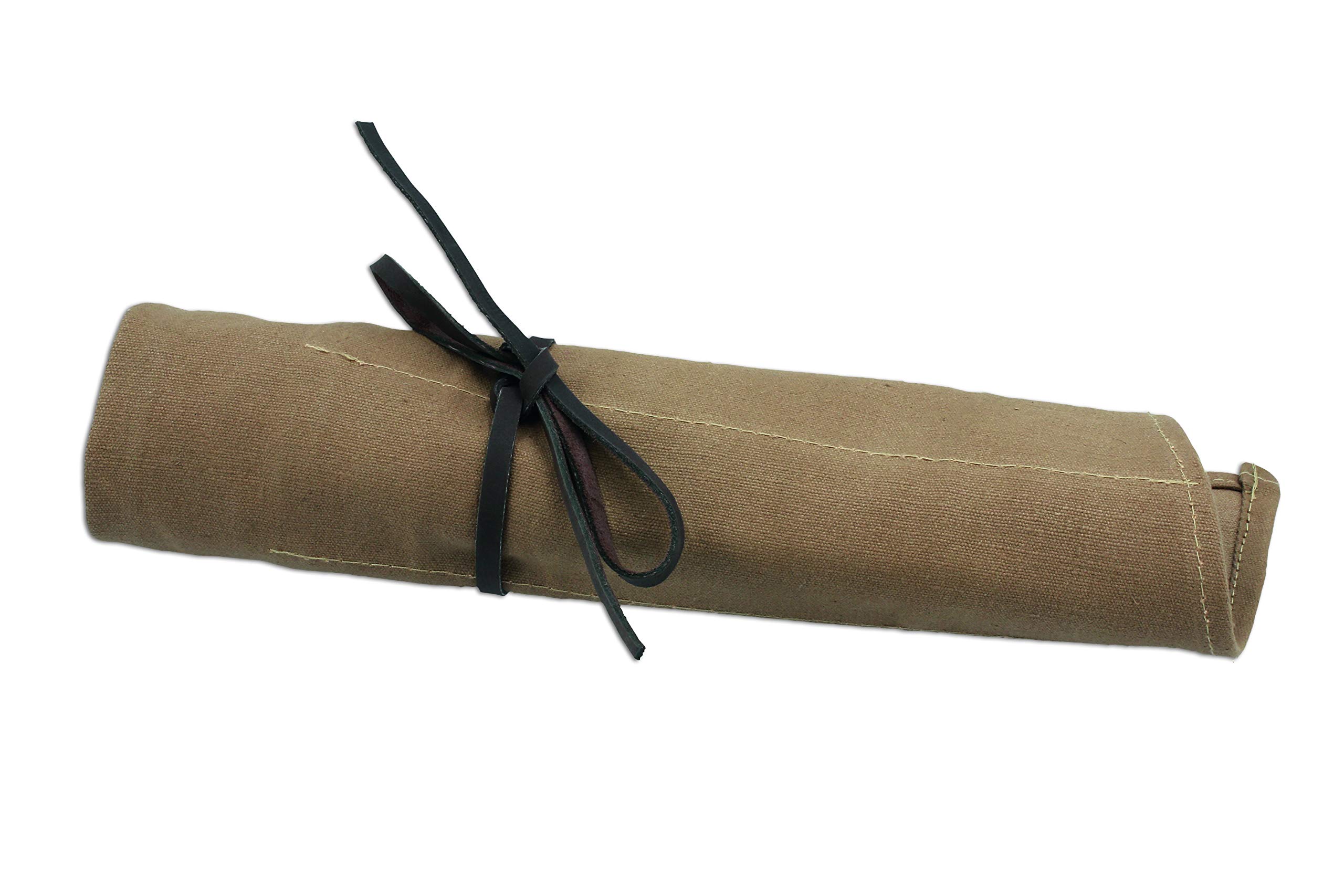 GUNSON 77166 Waxed Canvas Tool Roll-14 Pockets