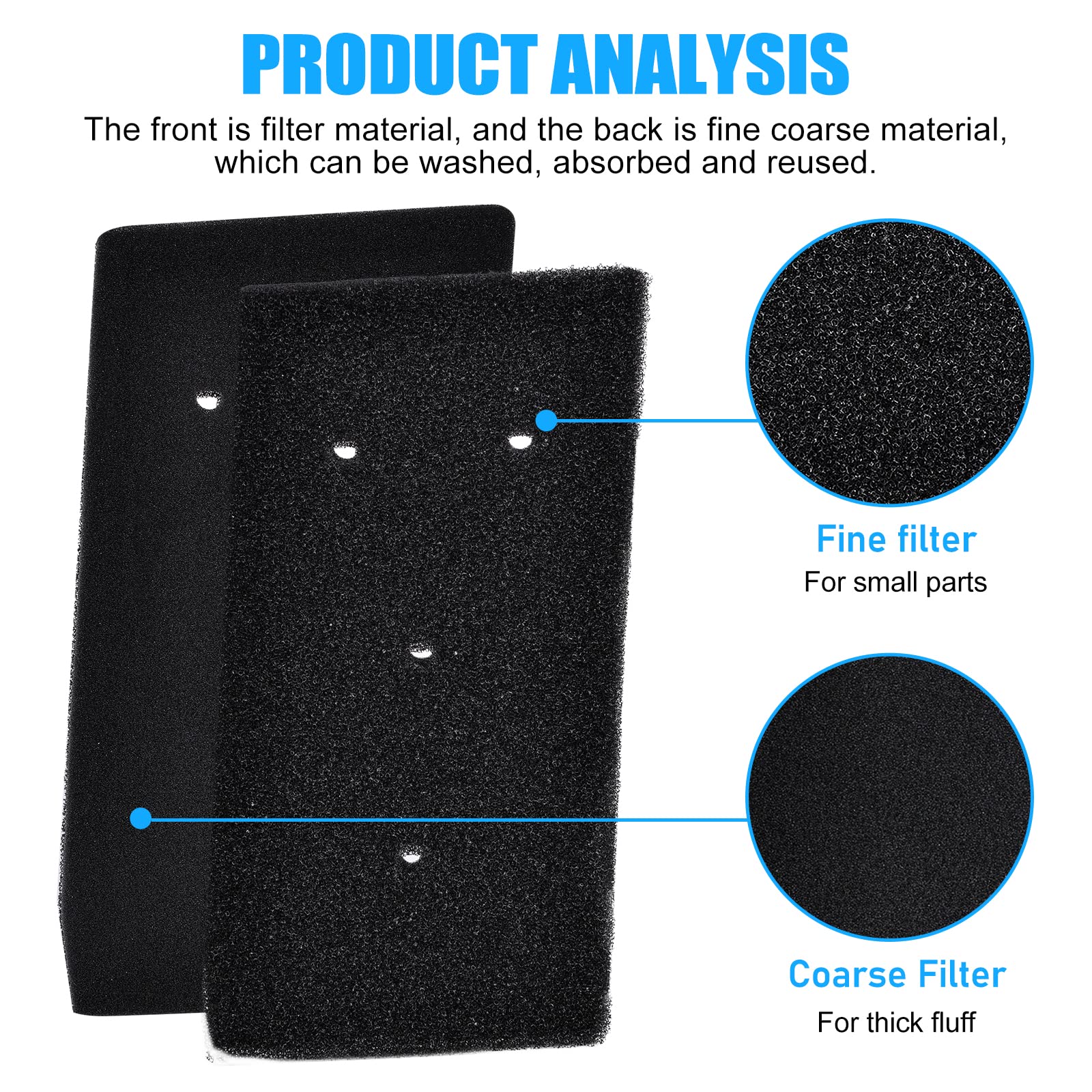 4x Schwammfilter HX Filtermatte Für Trockner Ignis Schaumstoff