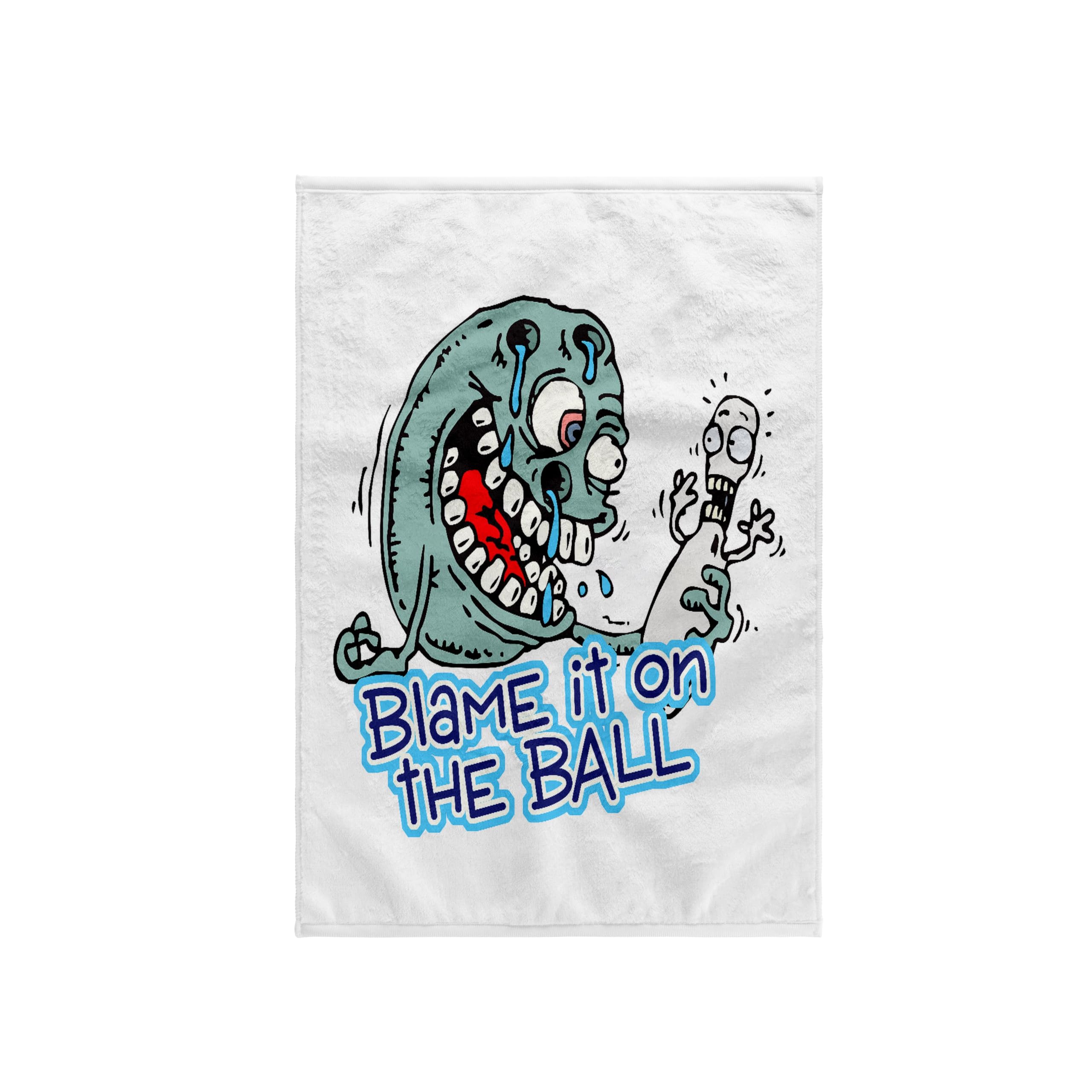 3D Rose TWL_116305_1 Funny Blame It on The Ball Bowling Humor Sports Design Towel, 15 x 22