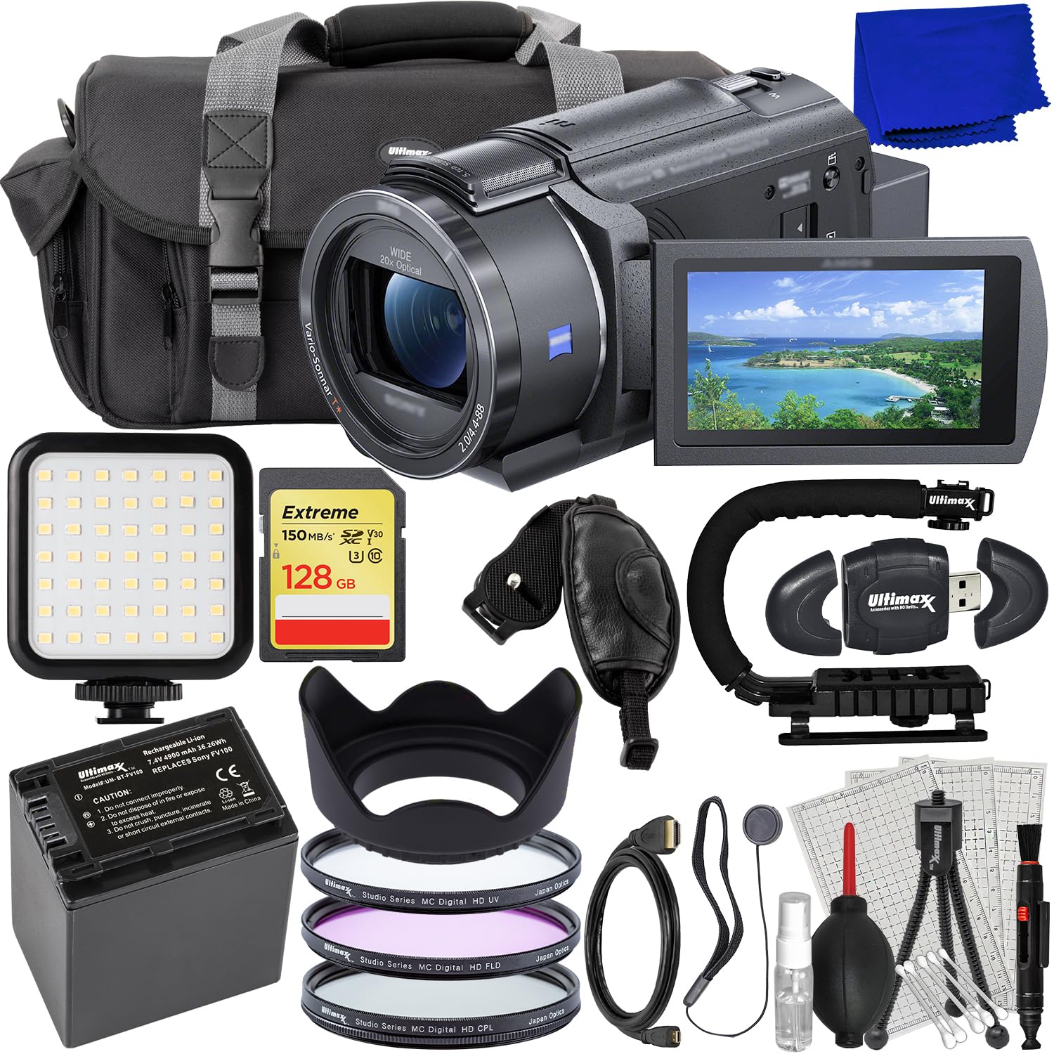 Amazon.com : Ultimaxx Advanced FDR-AX43A UHD 4K Handycam