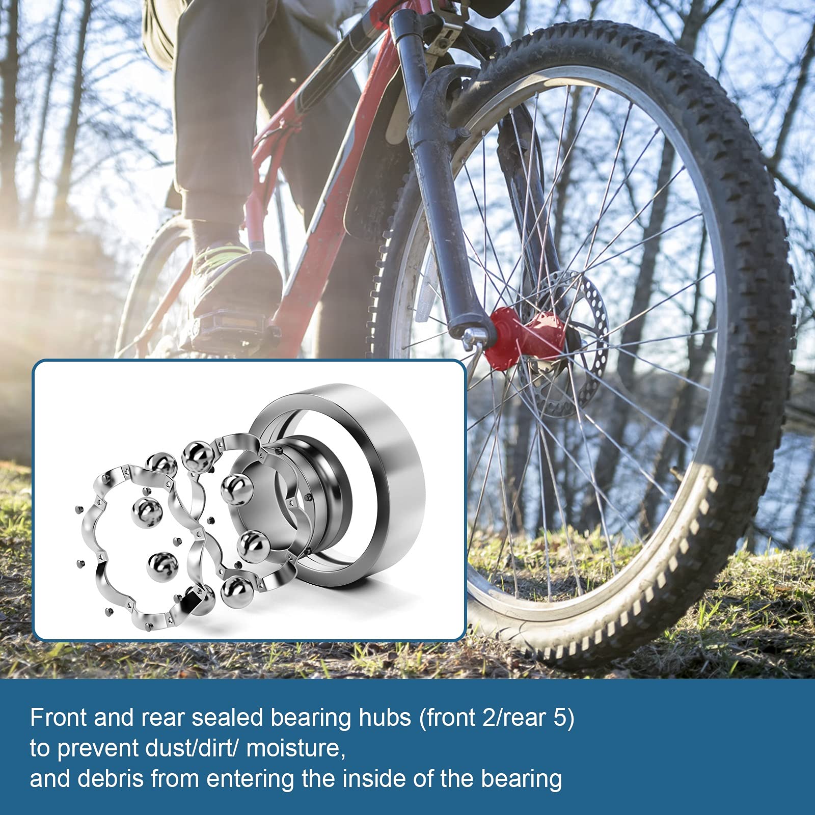 Amazon | RUJIXU マウンテンバイクホイールセット 26インチ 27.5インチ