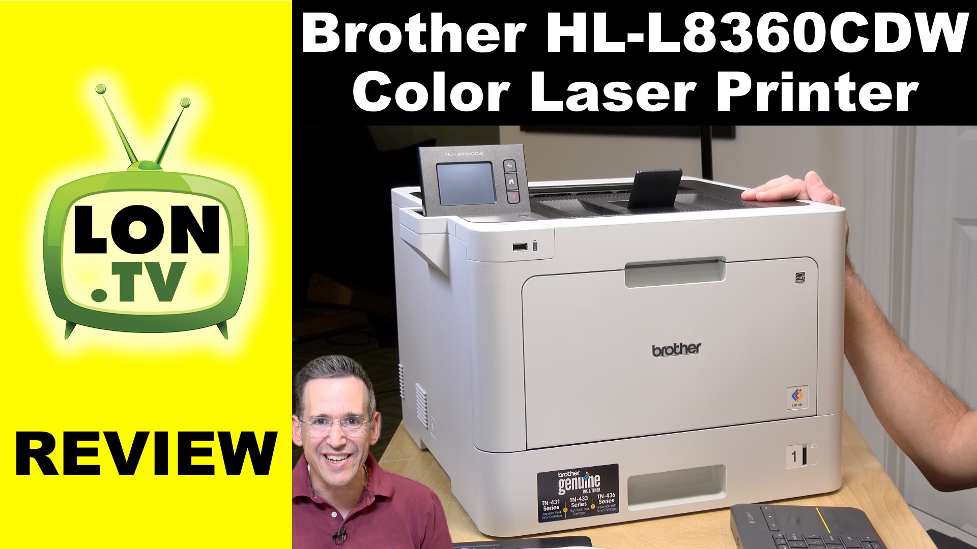 Watch Brother HL-L8360CDW Full Review! on Amazon Live