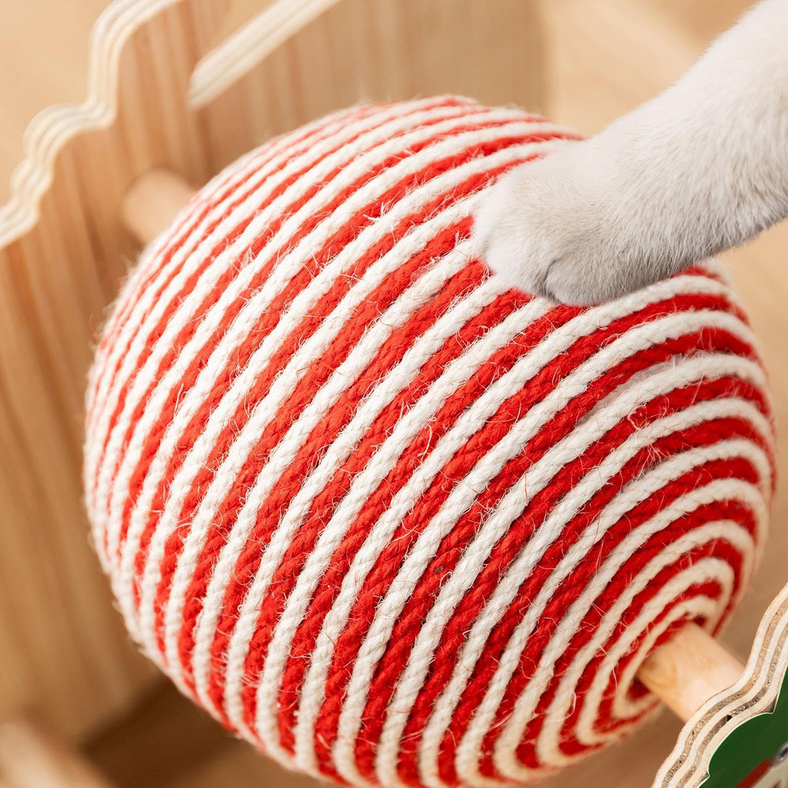 Bola Rascador para Gatos Accesorios Ergonómicos Antimordeduras