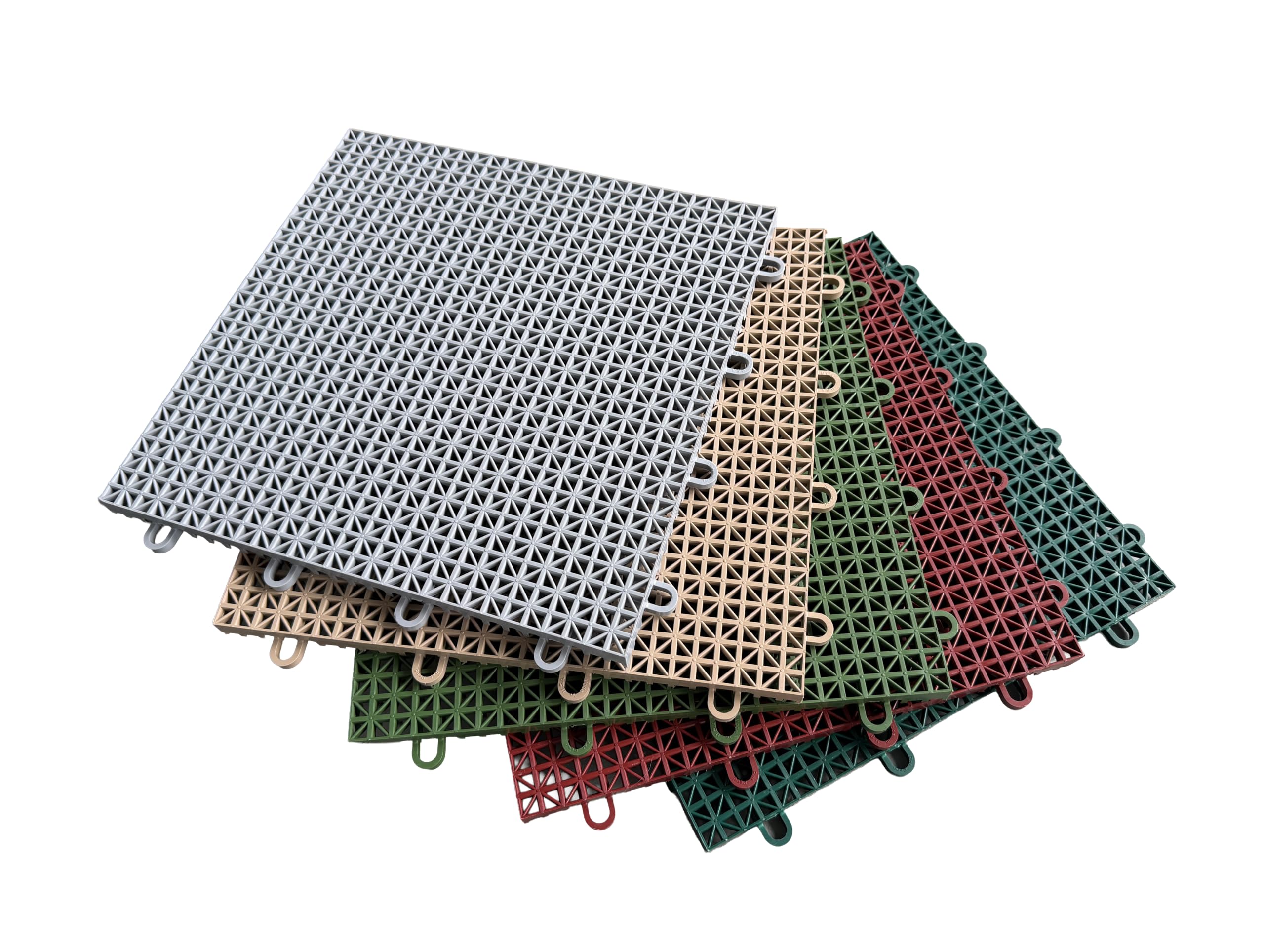 SnapLock DuraGrid - Azulejos entrelazados de 12 x 12 pulgadas, paquete de
