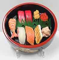 【超リアル】寿司 盛り合わせ 食品サンプル 12貫セット／高級感桶 81wmJW010VL._AC_SY200_QL15_.jpg