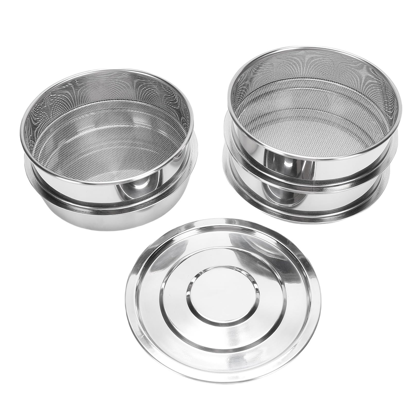 Eujgoov Kit de Germination de Graines, Producteur de Germes en d'acier Inoxydable avec Drainage Efficace pour Le Jardinage Domestique, Haricots, Pois, Verts (4 Couches)