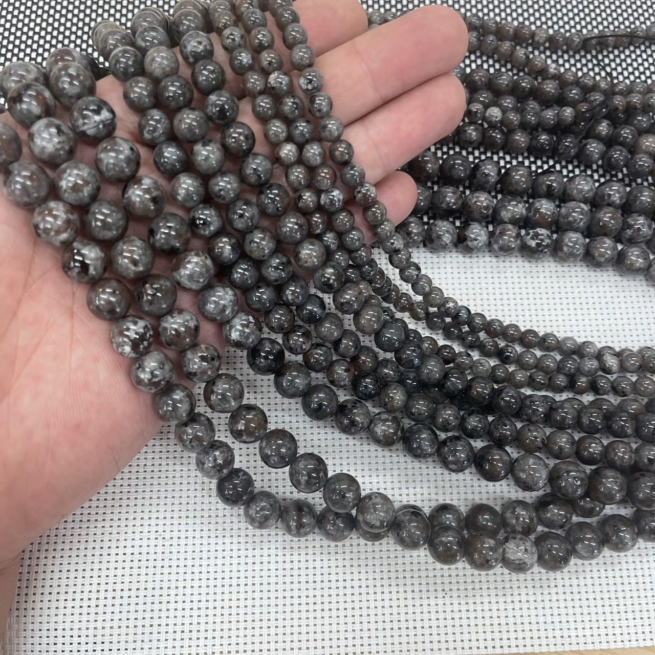 Amazon.co.jp: ユーパーライト 8mm 1連 約38cm パワーストーン 天然石