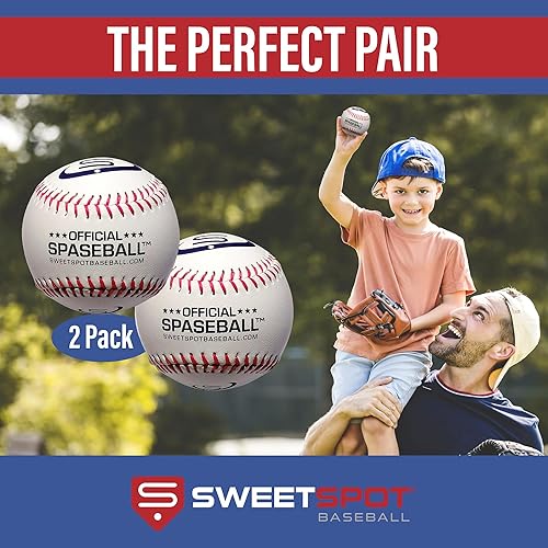 Miniatura 5 de SweetSpot Pelotas de béisbol de plástico  Pelotas de béisbol de plástico para patio trasero para jóvenes, niños, adolescentes y adultos
