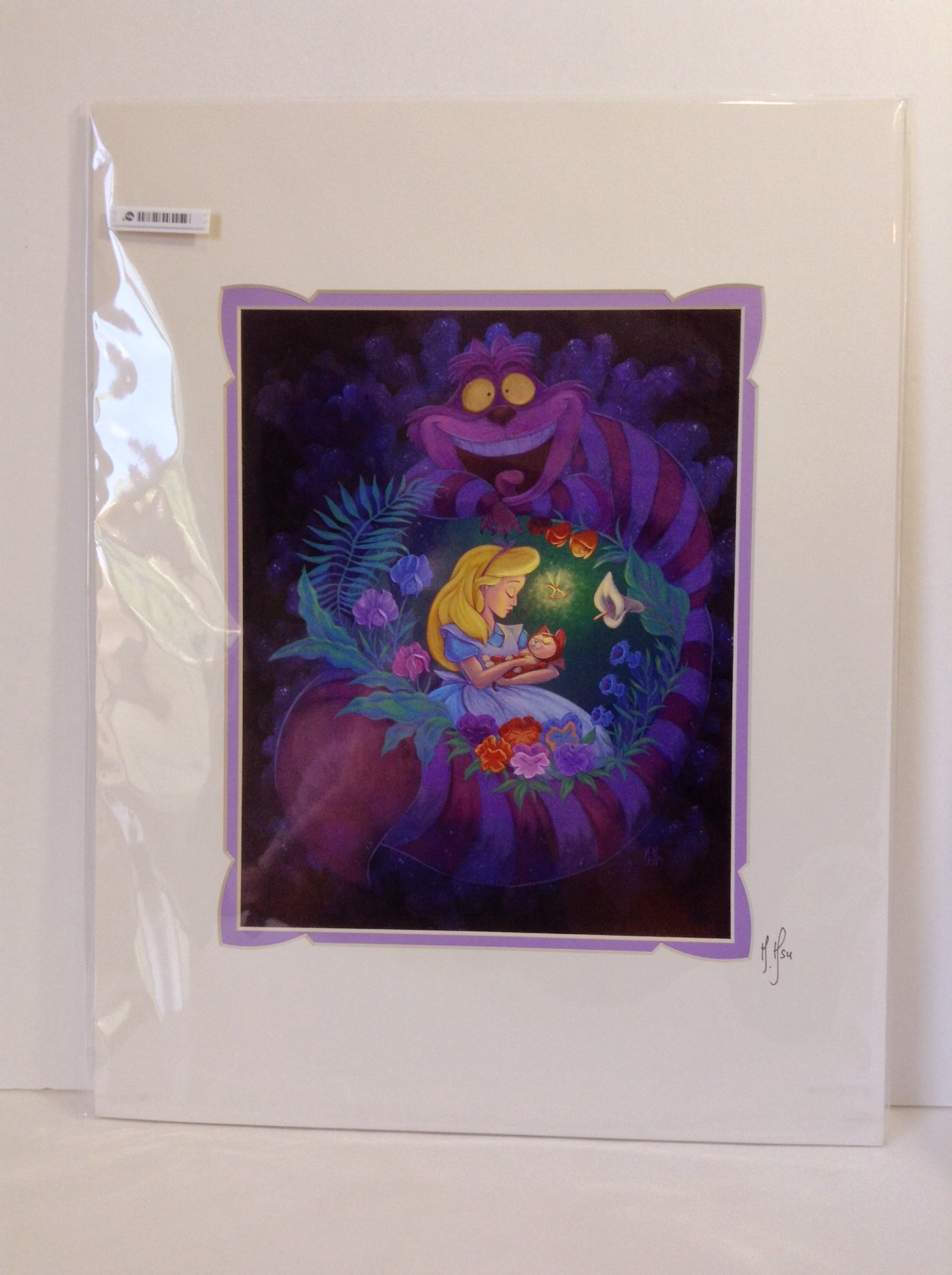 Disney New WonderGround Gallery Alice in SLUMBERLAND Deluxe Print by Martin HSU (Autographed Print) Alice in Wonderland