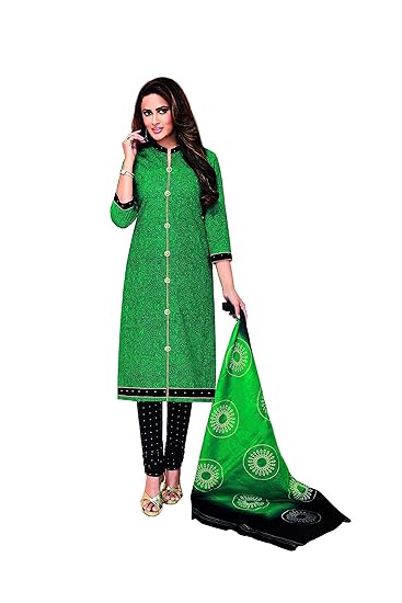 Green and black combination suit Clearance