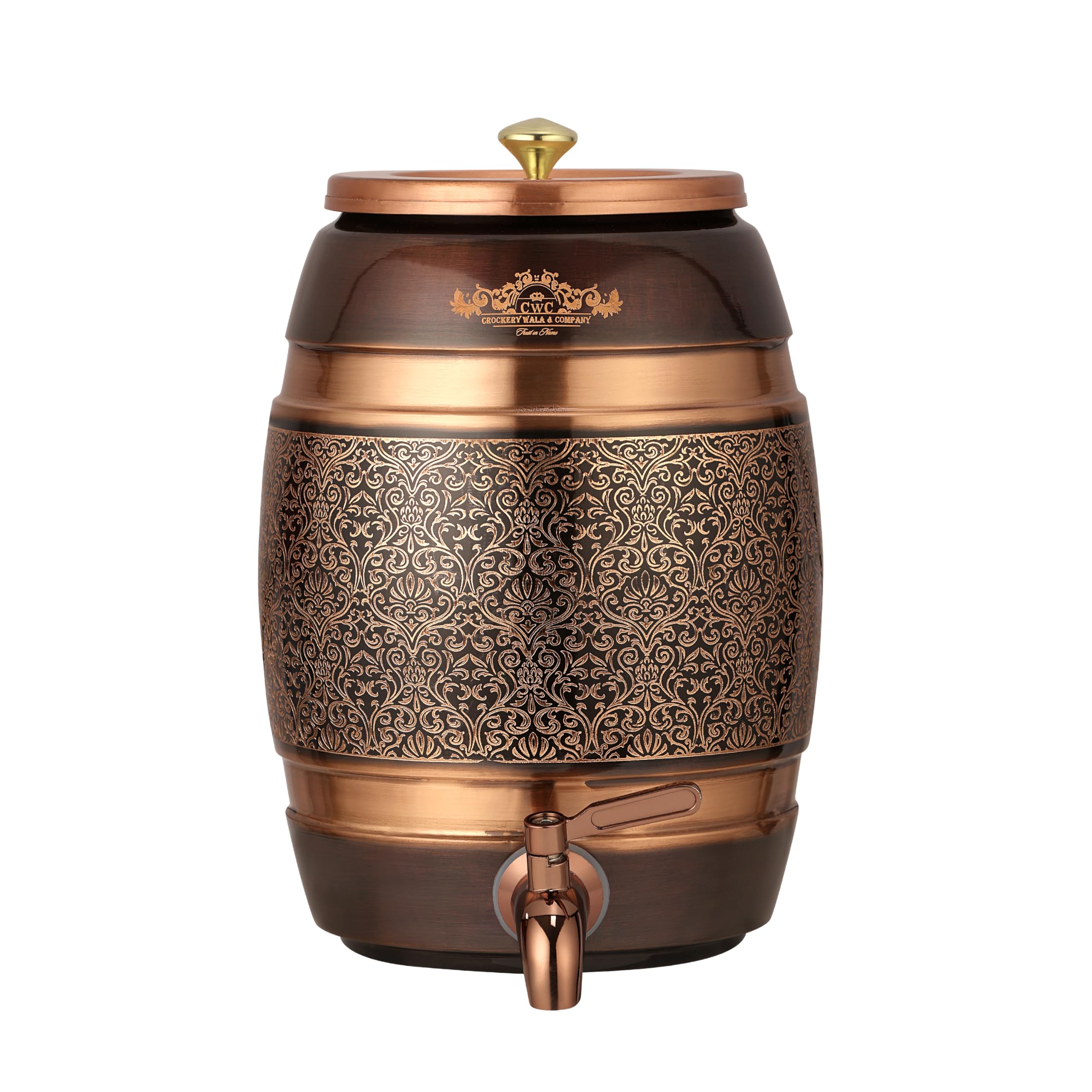 Pure Copper Dispenser 5 litres Antique Itched Design (B0CK2HBF65) Amazon Price History, Amazon Price Tracker