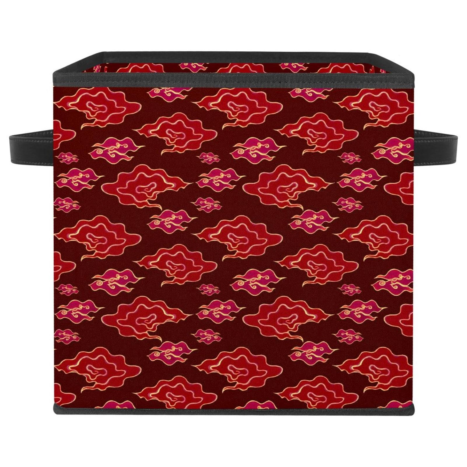 Boîte de rangement cube en tissu gain de place pour organiser les jouets